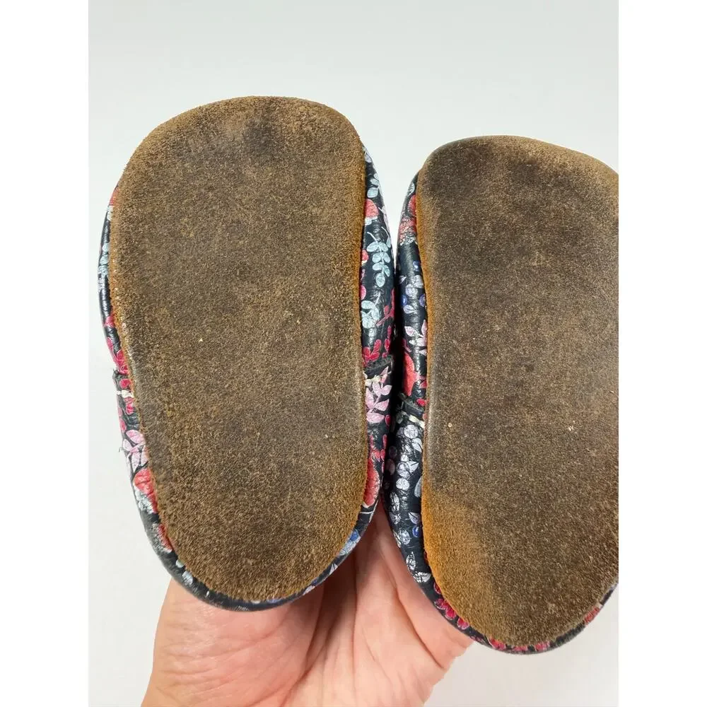 Mon Petit Handmade Shoes Liberty London Limited Edition T-Strap Leather size 5